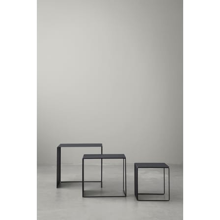 Tables gigognes Cluster métal beige / Set de  3 / Seconde vie - Ferm Living