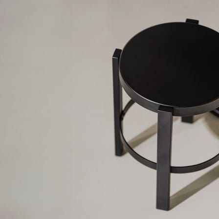 Tabouret Doon métal noir / H 45 cm - NOO.MA