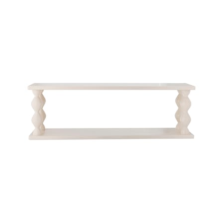 Wandregal Salino holz weiß / B 80 x H 26 cm - Bloomingville