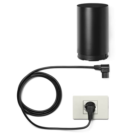 Accessoire  métal noir / Bloc prise pour branchement secteur - Pour suspension String Light - Flos