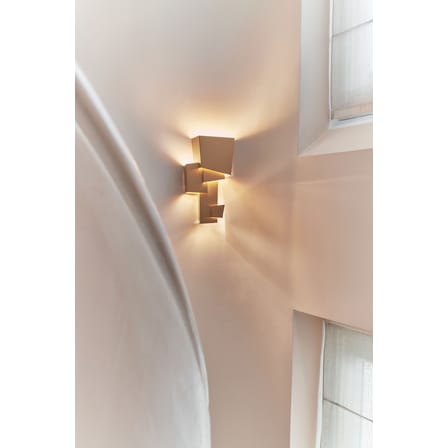 Applique Map 1 LED or métal / Small - L 17 x H 33 cm / Seconde vie - DCW éditions