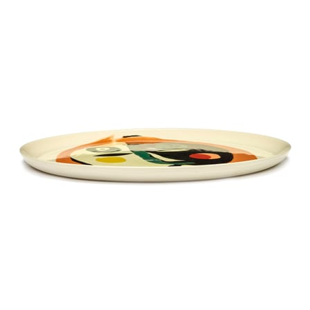 Assiette de présentation Feast céramique multicolore / Ø 35 x H 2 cm - Serax