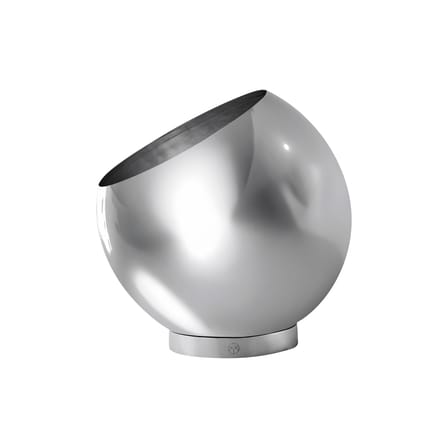 Blumentopf Globe Silver metall silber / Ø 17 cm - AYTM