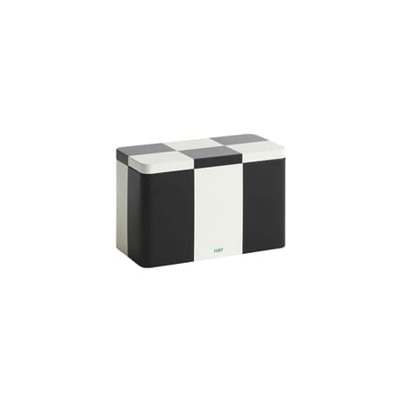 Boîte hermétique Tin Medium métal noir / 20 x 10 x H 12,5 cm - Hay