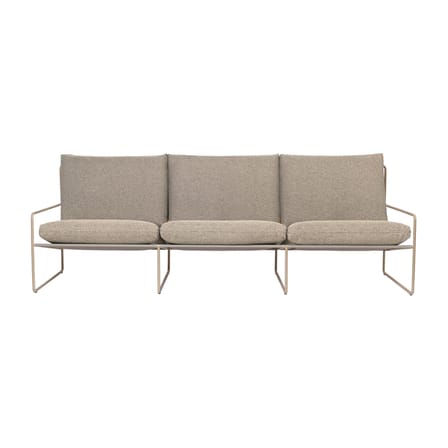 Canapé de jardin 3 places Desert tissu beige / L 233 cm - Ferm Living