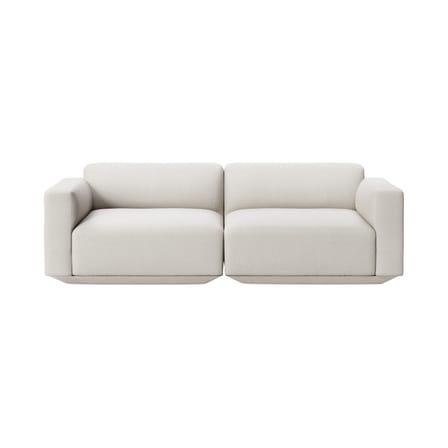 Canapé droit Develius A tissu beige / 3 places - L 220 cm - &tradition