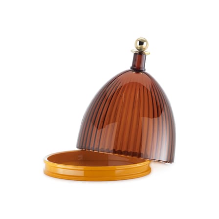 Centre de table La Coupole marron / Ø 24 cm x H 30,5 cm - Kartell