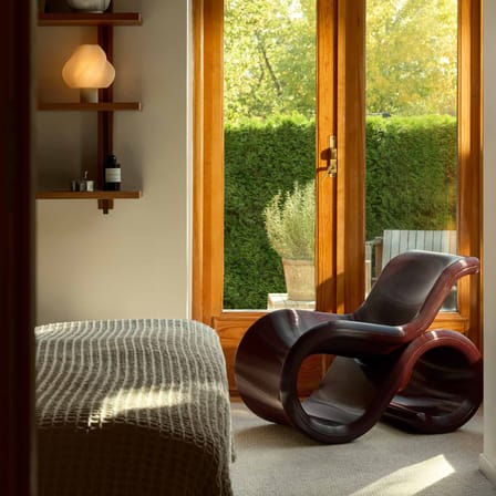 Fauteuil Éclair Chair rouge - CRÈME ATELIER
