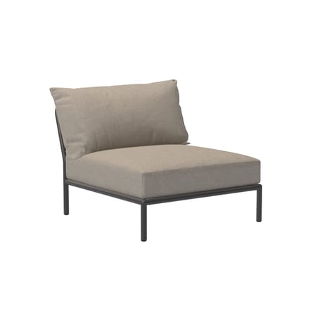 Chauffeuse Level 2 tissu beige / Dossier extra moelleux - Houe