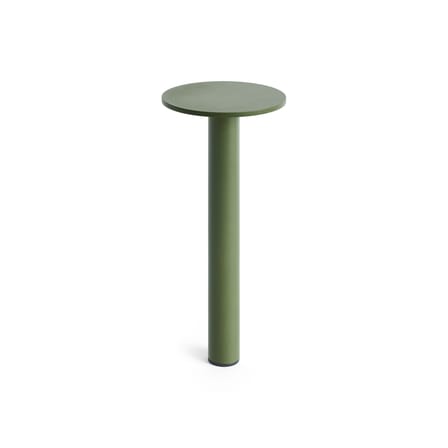 Lampada da esterno ricaricabile senza fili Host Small metallo verde / LED - H 22 cm / Fissaggio magnetico - Hay