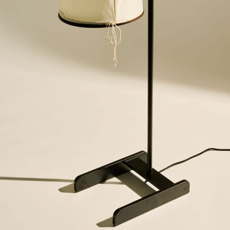 Lampadaire Silk Lantern beige / Soie naturelle - 1951 - Gubi