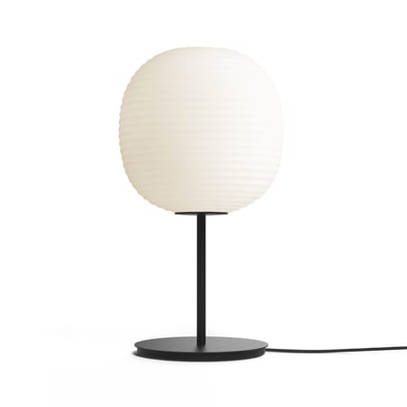 Lampe de table Lantern Medium verre blanc / Ø 30 cm - NEW WORKS