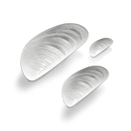 Plat de service Marcel Medium céramique blanc / 30.5 x 14 cm - Serax