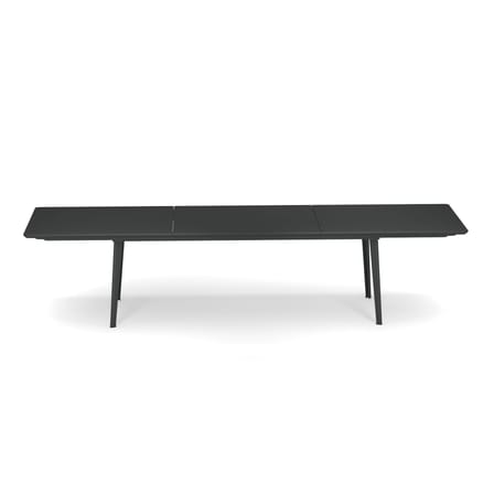 Tavolo con prolunga Plus4 metallo / Acciaio - 220 a 330 cm - Emu