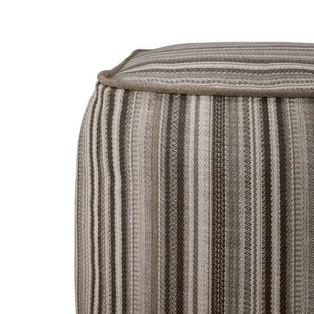 Pouf d'extérieur Zahara Outdoor tissu gris - Ethnicraft