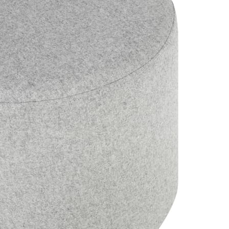 Pouf Folk Grand tessuto grigio / Ø 40 x H 40 cm - NOO.MA