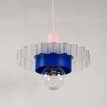 Suspension Gigi n°3 / Ø 28 x H 14,5 cm - Plastique recyclé / Fabriqué en France - Warren & Laetitia