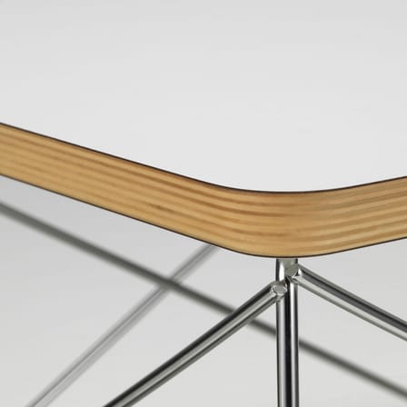 Tavolino d'appoggio Occasional Table LTR legno bianco / Eames (1950) - Vitra