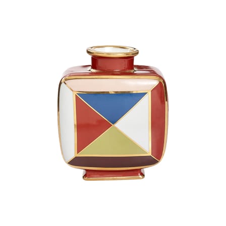 Vase Torino Squares céramique multicolore / 17 x 10 x H 20 cm - Jonathan Adler
