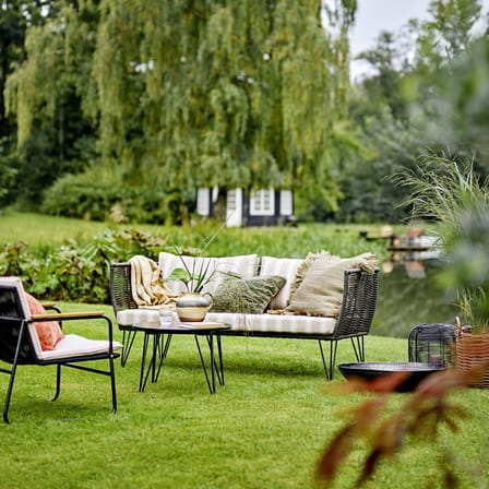 Accessoire / Set 3 housses de coussins pour canapé Mundo (sans garnissage) - Bloomingville