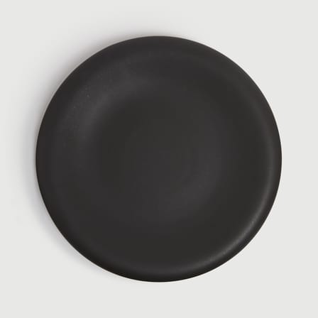 Assiette Dough céramique noir / Ø 38 x H 3,7 cm - TOOGOOD