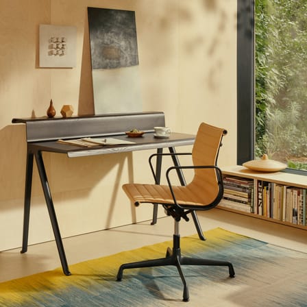 Bureau Courier noir / Ronan Bouroullec - L 120 x P 72,5 cm - Vitra