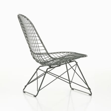 Fauteuil lounge Wire Chair LKR métal vert / Charles & Ray Eames, 1951 - Vitra