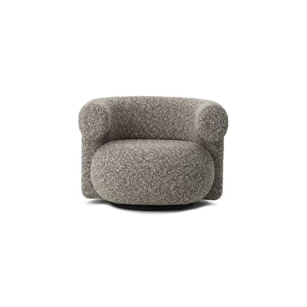 Fauteuil pivotant Burra tissu gris - Normann Copenhagen