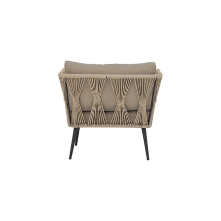 Fauteuil rembourré Pavone / Corde polyester tissée main - Bloomingville