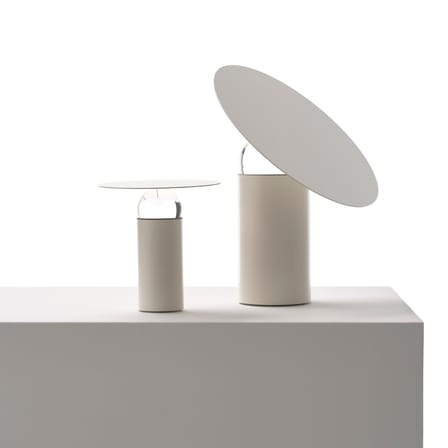 Lampe de table Era Large LED métal blanc / H 67 cm - Orientable - Mogg