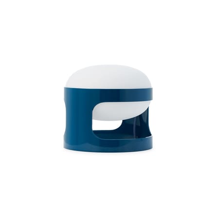 Lampe de table KD28 plastique bleu / Joe Colombo, 1967 - Recyclé - Kartell
