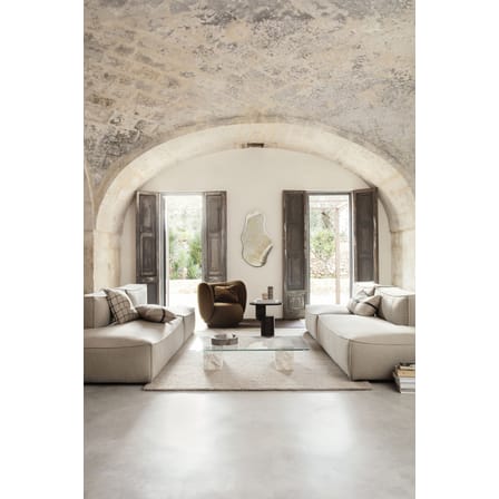 Miroir mural Pond Large or métal / 63,5 x 110 cm - Ferm Living