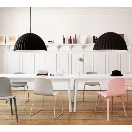 Suspension acoustique Under the bell tissu noir / Feutre - Ø 82 cm - Muuto