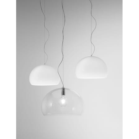 Suspension FL/Y plastique transparent / Ø 52 cm - Kartell