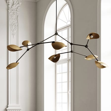 Suspension Stingray métal or / Modulable - 152 x 121 cm - 101 COPENHAGEN