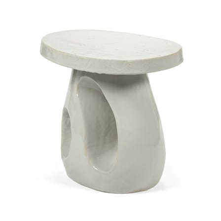 Table d'appoint Amé 10 céramique gris / 52 x 37 x H 45 cm - Serax