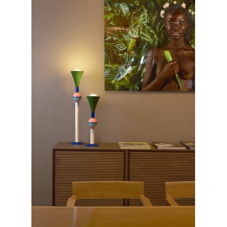 Carmen Table lamp metal multicoloured / Metal / H 75 cm - Slide