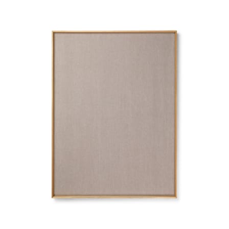 Tableau mémo Scenery bois naturel / L 75 x H 100 cm - Chêne & liège recouvert de tissu - Ferm Living
