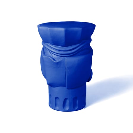 Tabouret Magna Graecia - Testa di Moro Man céramique bleu - Seletti