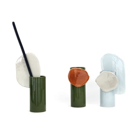 Vase Découpage - Barre céramique vert / Bouroullec, 2020 - Vitra