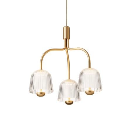 Suspension Asteea 3 LED / Lustre triple - Ø 40 cm - NUURA