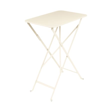 Bistro Foldable table metal beige / 57 x 37 cm - 2 persons - Fermob