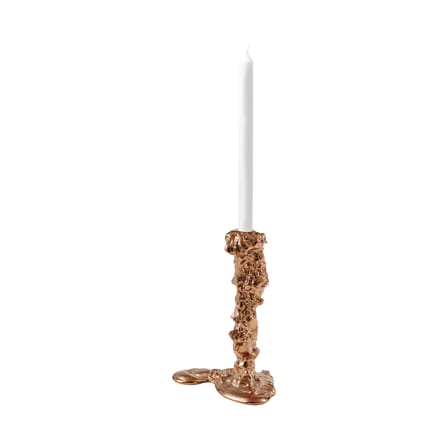 Bougeoir Drip Large métal or / H 25 cm - Pols Potten