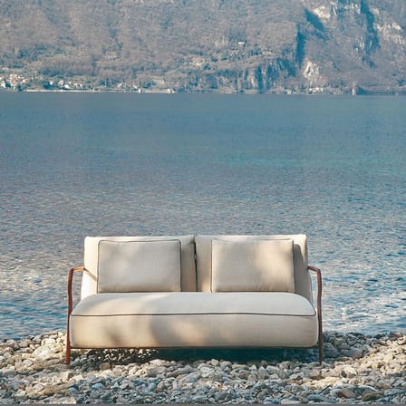 Canapé de jardin 2 places Salo / L 160 cm - Unopiu