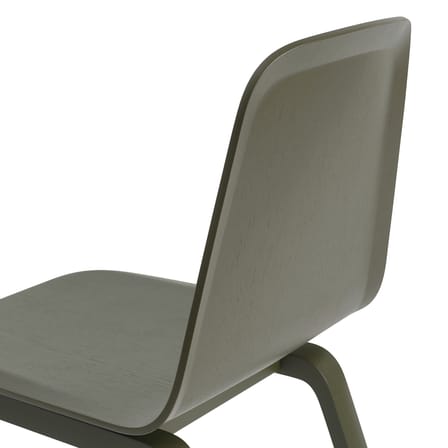 Chaise Brink bois vert - Muuto