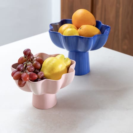 Coupe Sun céramique rose / Ø 20 x H 13 cm - & klevering