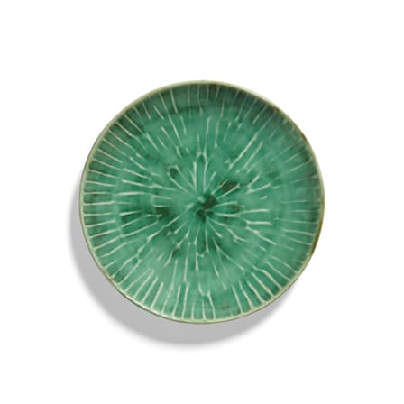 Dessertteller Verde Lanza keramik grün / Ø 22 cm - Set von 2 - Serax