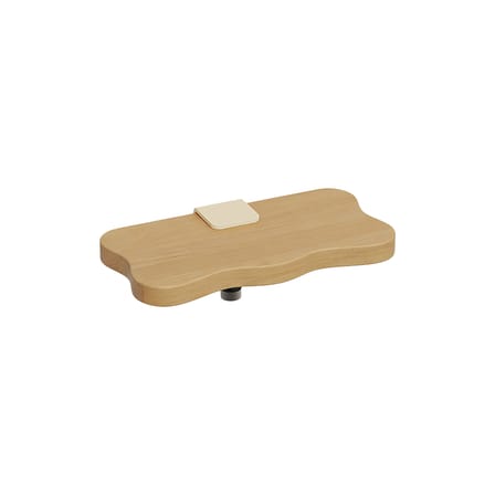 Etagère murale Bracket Vague by Uchronia / L 32 cm - Chêne massif - TIPTOE