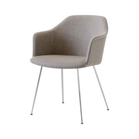 Fauteuil rembourré Rely HW35 tissu beige - &tradition