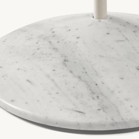 Marble n°1 Floor lamp metal white / H 141 x W 103 cm - valerie objects